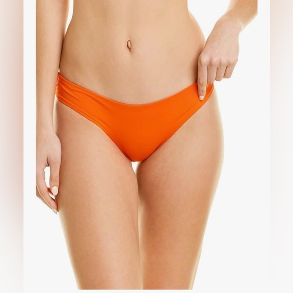 L*Space Sandy Full Bikini Bottom in Poppy red/orange - Picture 1 of 6